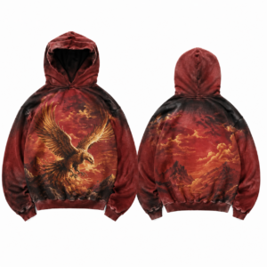 Red and Gold Contrast Sweater