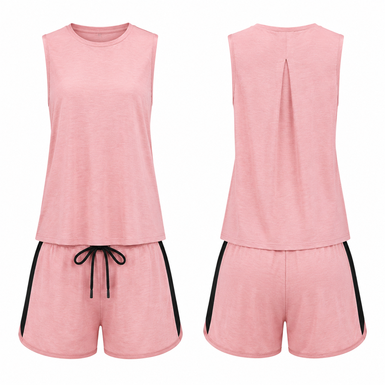 Pink and Black Coordinated Clothing Set